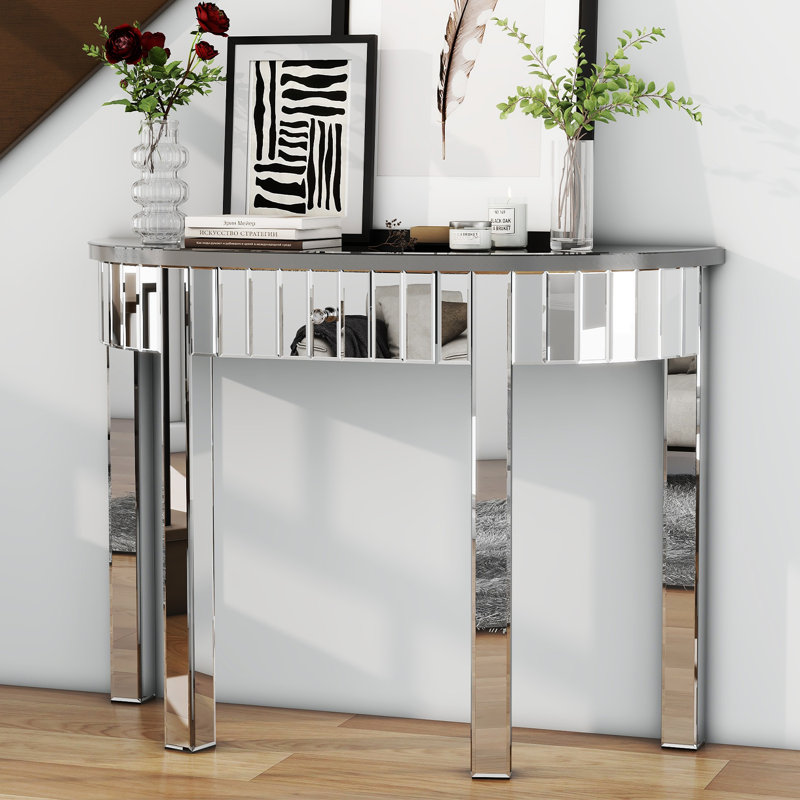 Wayfair half moon console table discount
